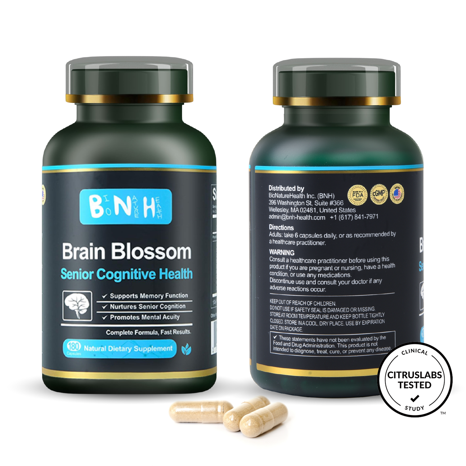 Brain Blossom: Botanical Support for Focus, Memory & True Mental Clarity