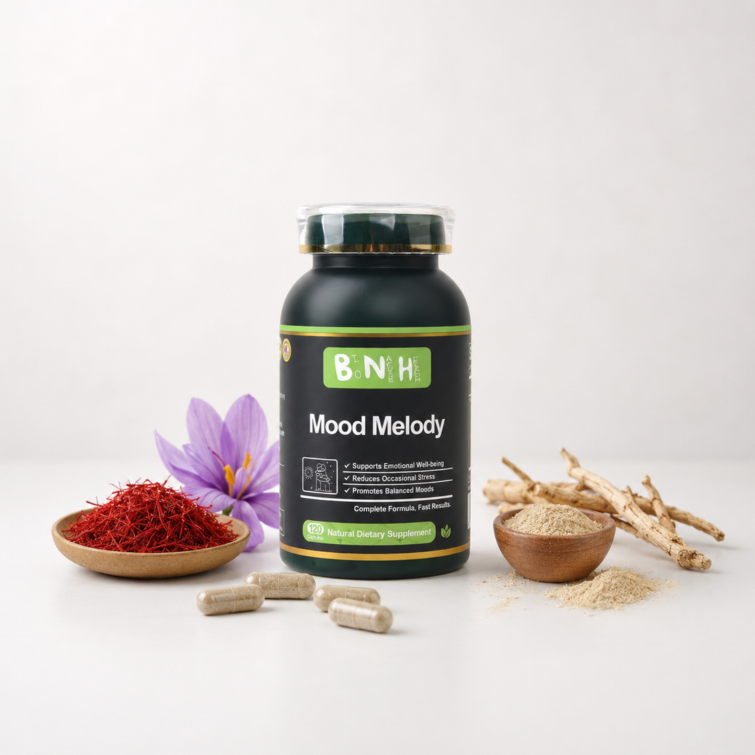 Mood Melody: Emotional Balance &amp; Stress Support (120 Capsules)