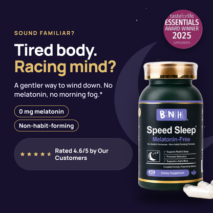 Speed Sleep® – メラトニン不使用のリラクゼーション＆睡眠サポート