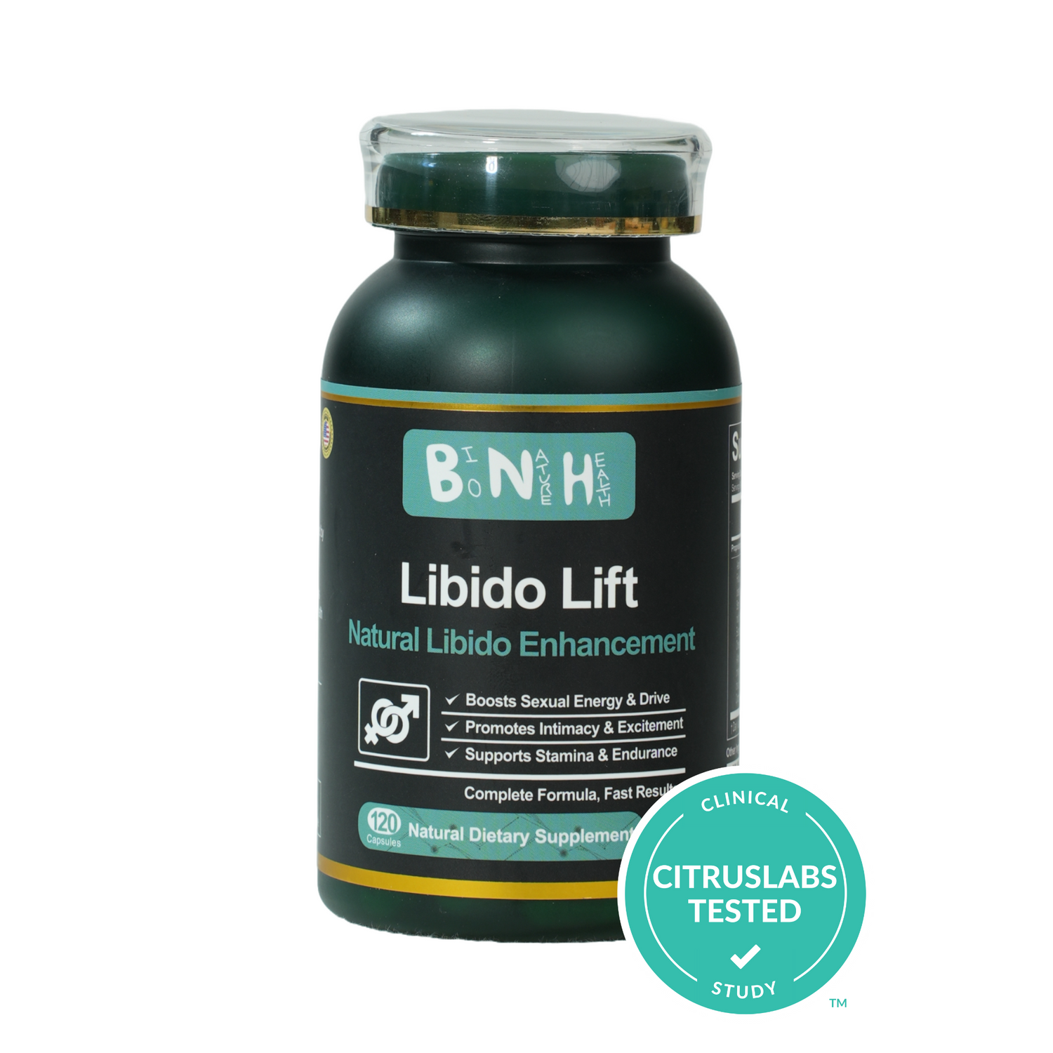 Libido Lift, Natural Dietary Supplement, 120 Capsules