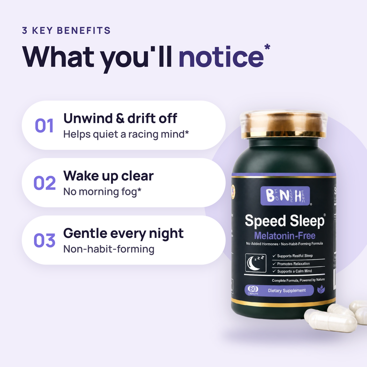 Speed Sleep® – メラトニン不使用のリラクゼーション＆睡眠サポート