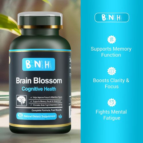 Brain Blossom, Natural Dietary Supplement, 180 capsules