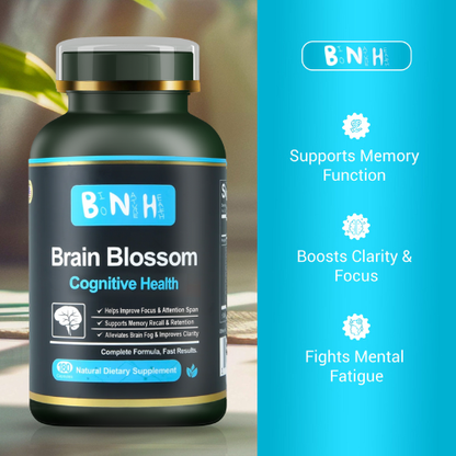 Brain Blossom, Natural Dietary Supplement, 180 capsules