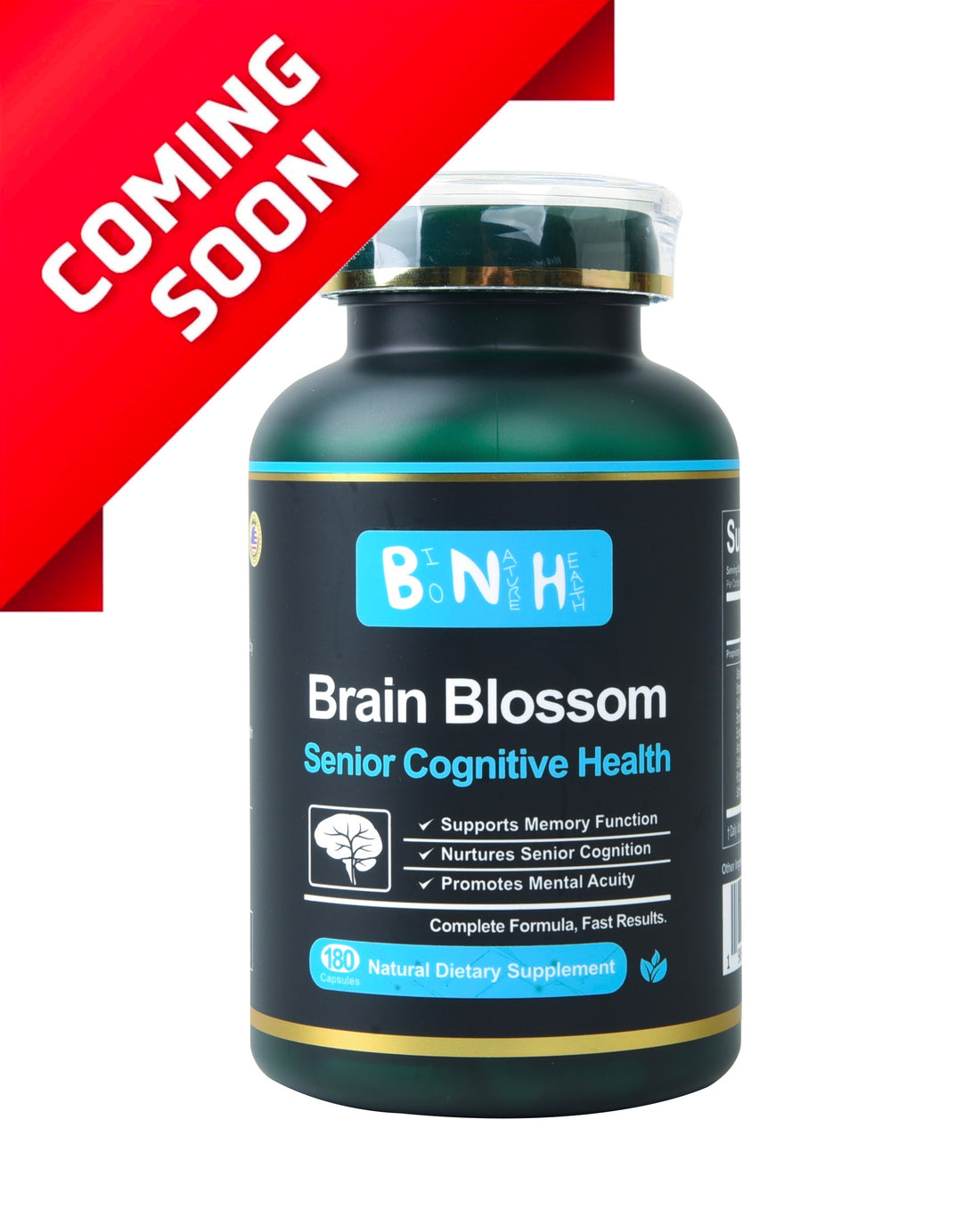 Brain Blossom, Natural Dietary Supplement, 180 capsules