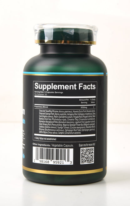 Brain Blossom, Natural Dietary Supplement, 180 capsules