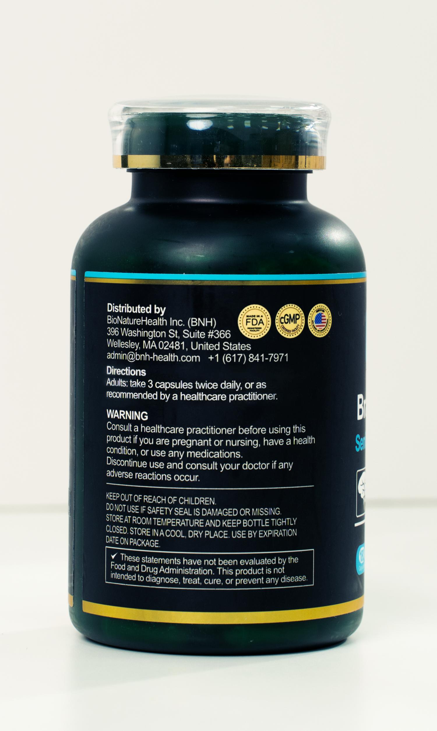 Brain Blossom, Natural Dietary Supplement, 180 capsules
