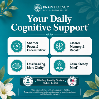 Brain Blossom: Advanced Focus &amp; Memory Complex (180 Capsules)
