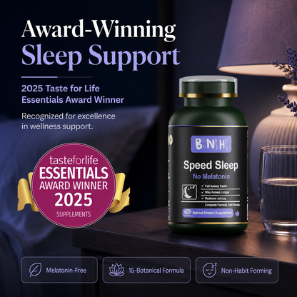 Speed Sleep: Melatonin-Free Nighttime Support (180 Capsules)