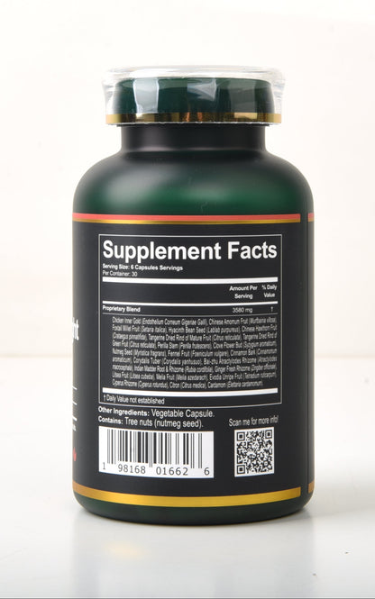 Digestive Delight, Natural Dietary Supplement, 180 Capsules
