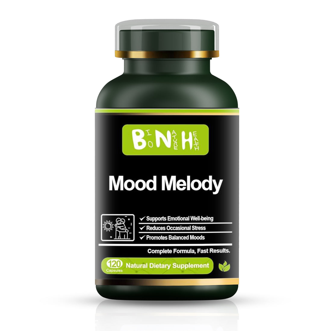 Mood Melody, Natural Dietary Supplement, 120 Capsules