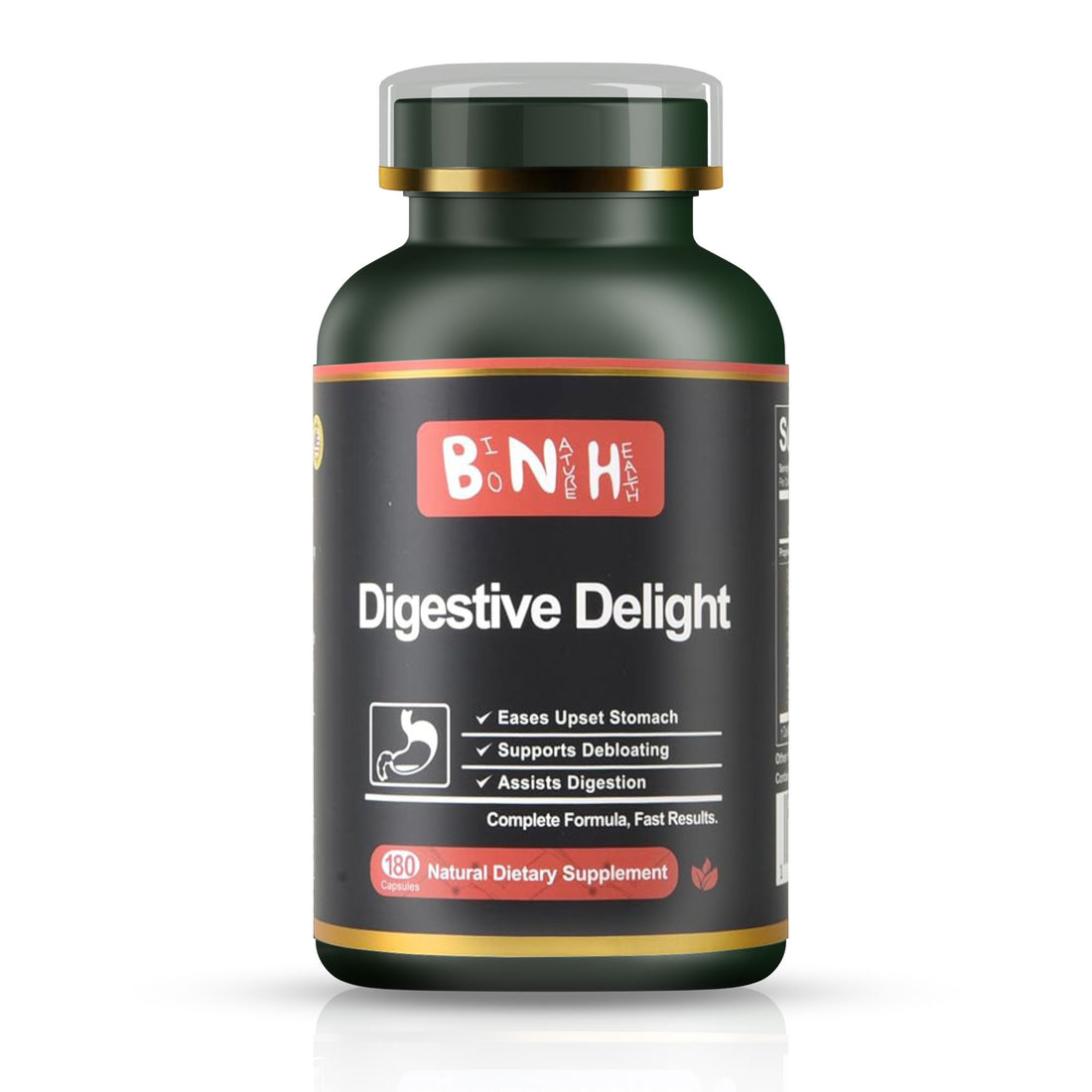 Digestive Delight, Natural Dietary Supplement, 180 Capsules