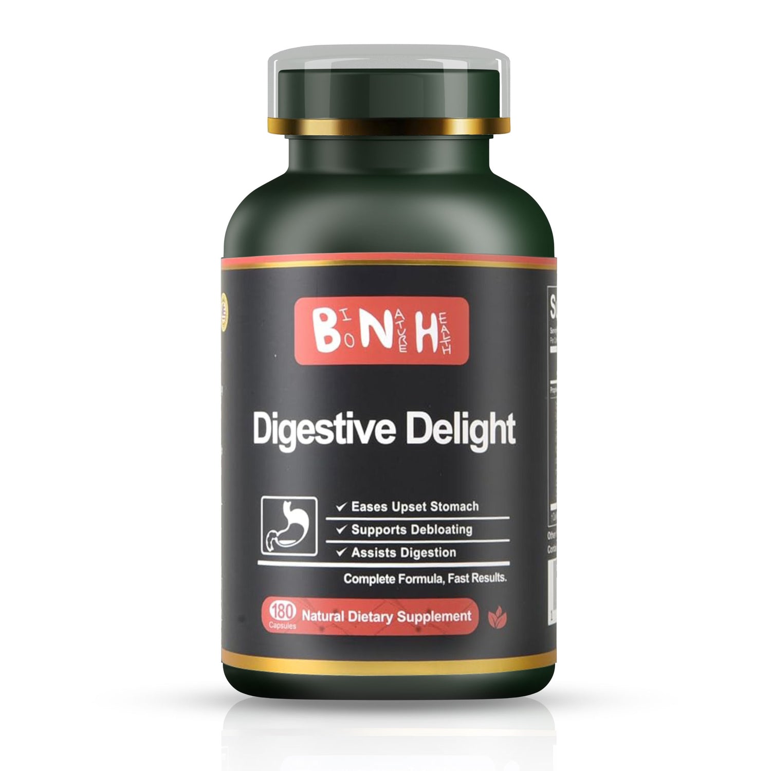 Digestive Delight, Natural Dietary Supplement, 180 Capsules