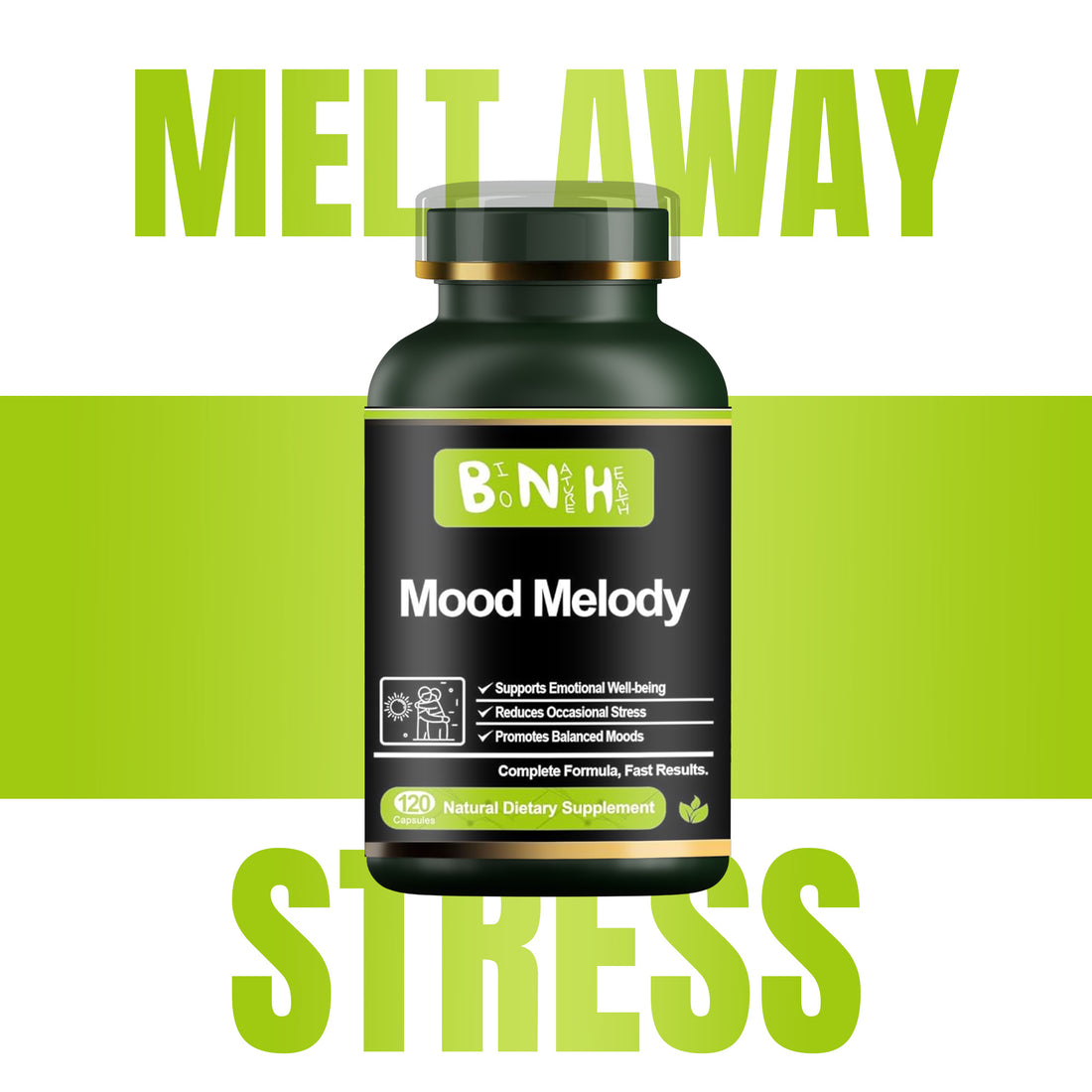 Mood Melody, Natural Dietary Supplement, 120 Capsules