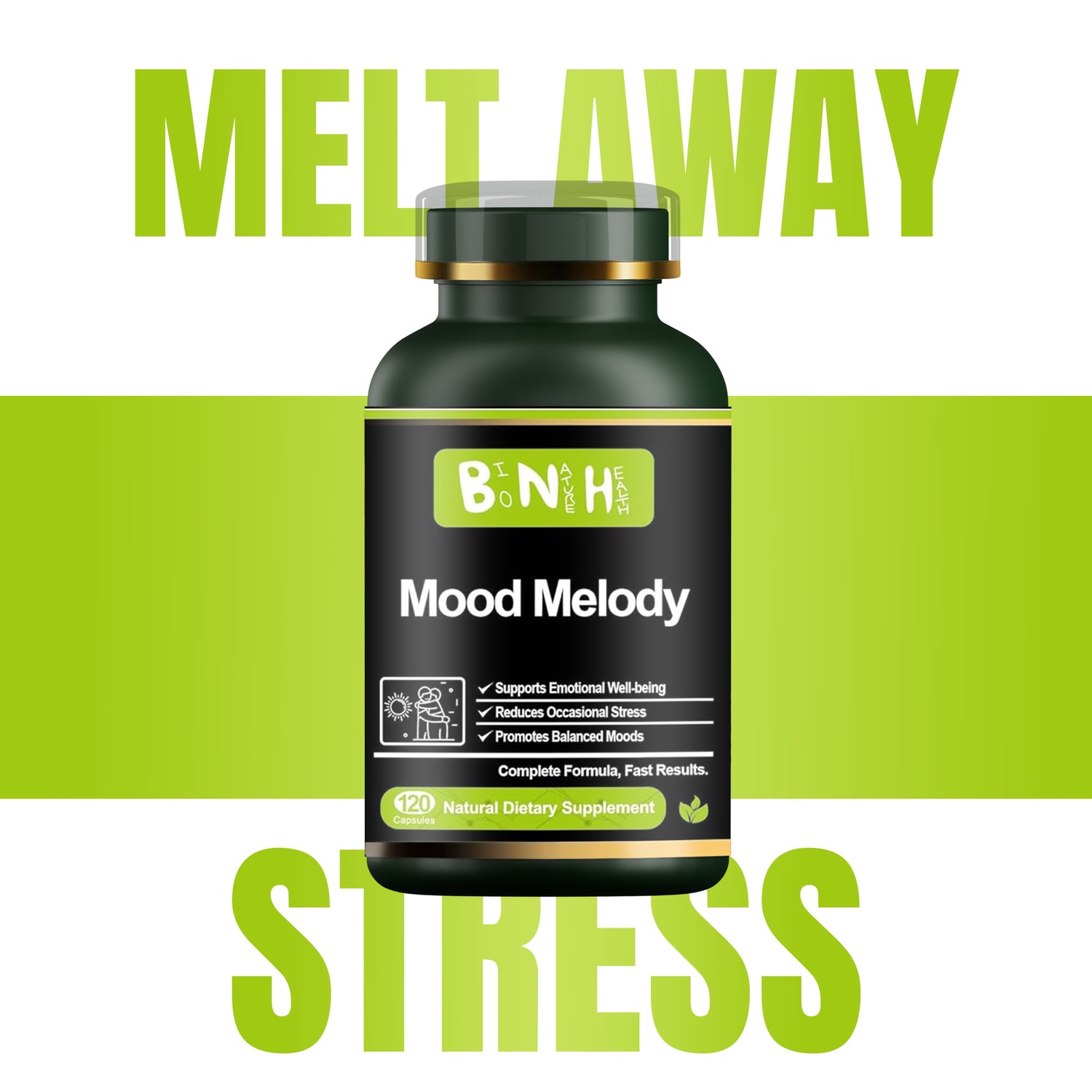 Mood Melody, Natural Dietary Supplement, 120 Capsules