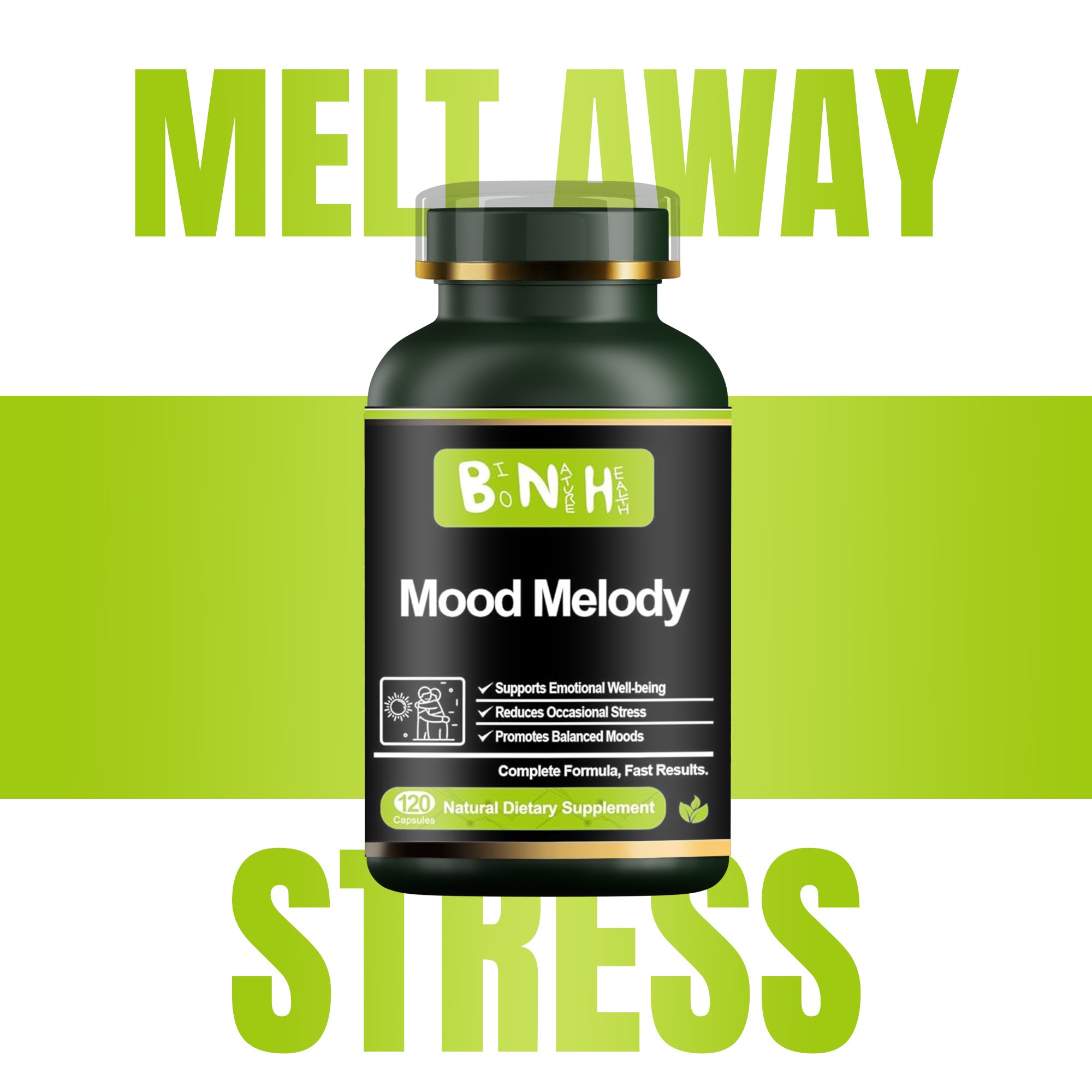 Mood Melody, Natural Dietary Supplement, 120 Capsules