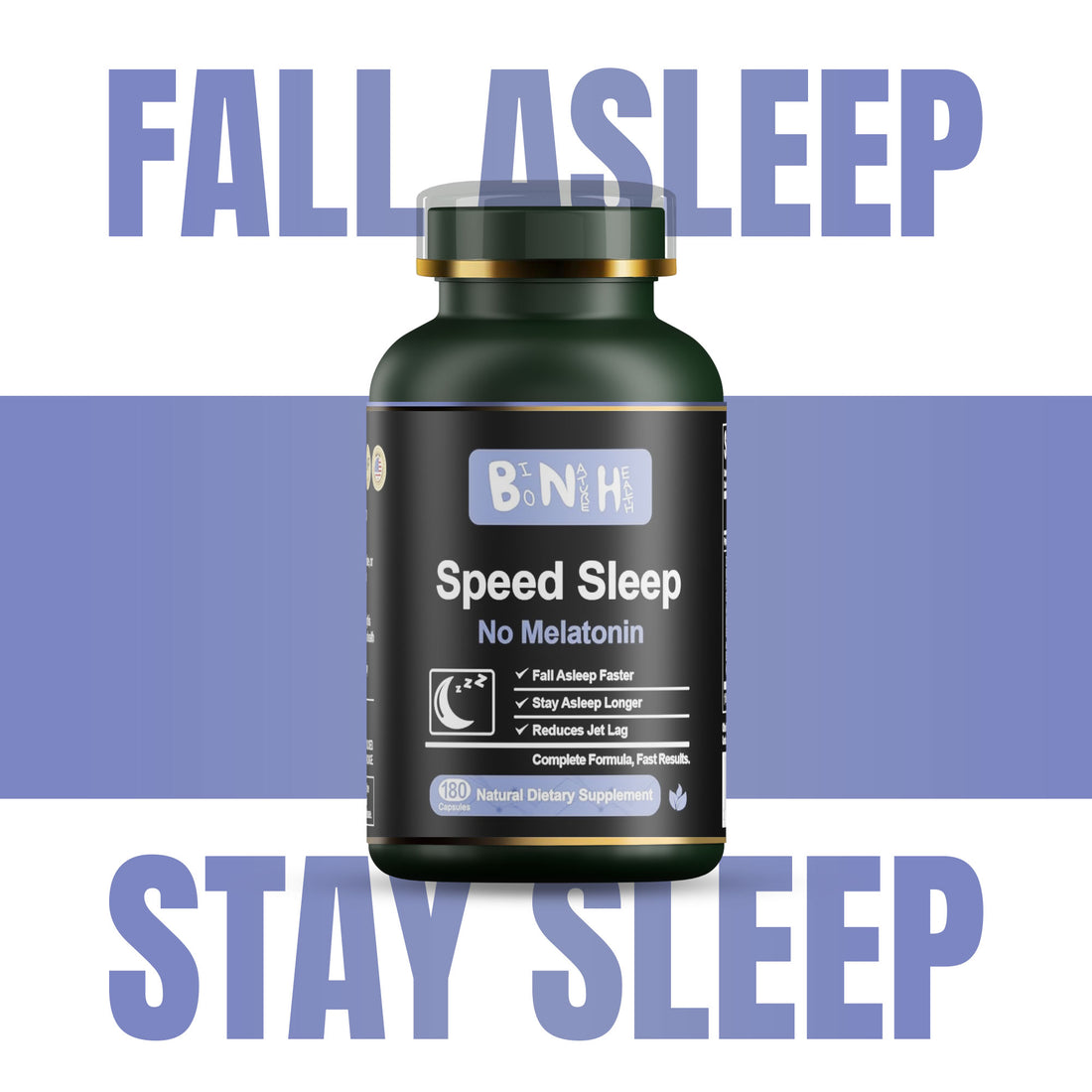 Speed Sleep, Natural Dietary Supplement, 180 Capsules