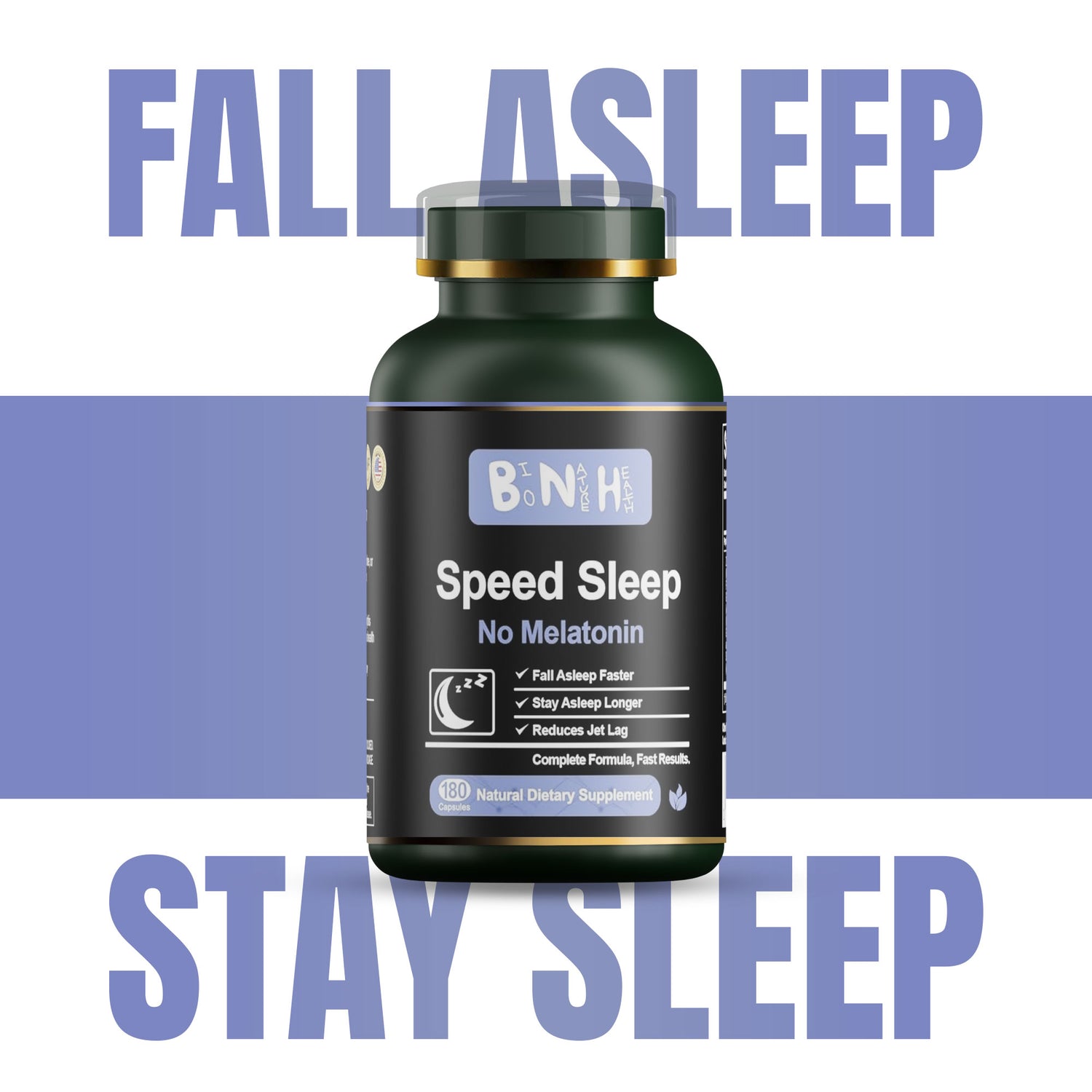 Speed Sleep, Natural Dietary Supplement, 180 Capsules