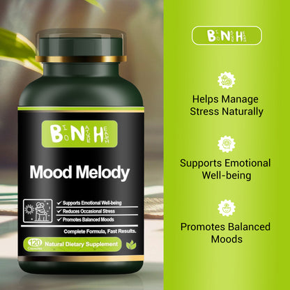 Mood Melody, Natural Dietary Supplement, 120 Capsules