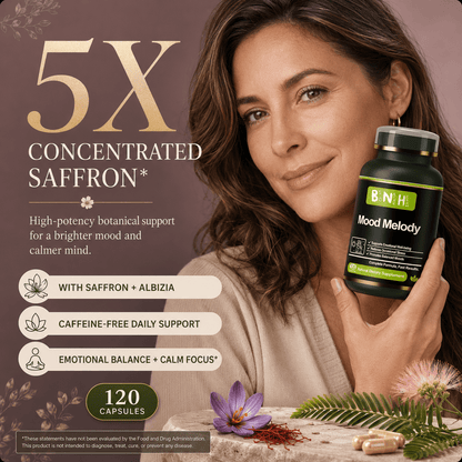 Mood Melody: Emotional Balance &amp; Stress Support (120 Capsules) - BNH